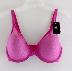 Wacoal Hot Pink Lace Underwire Bra